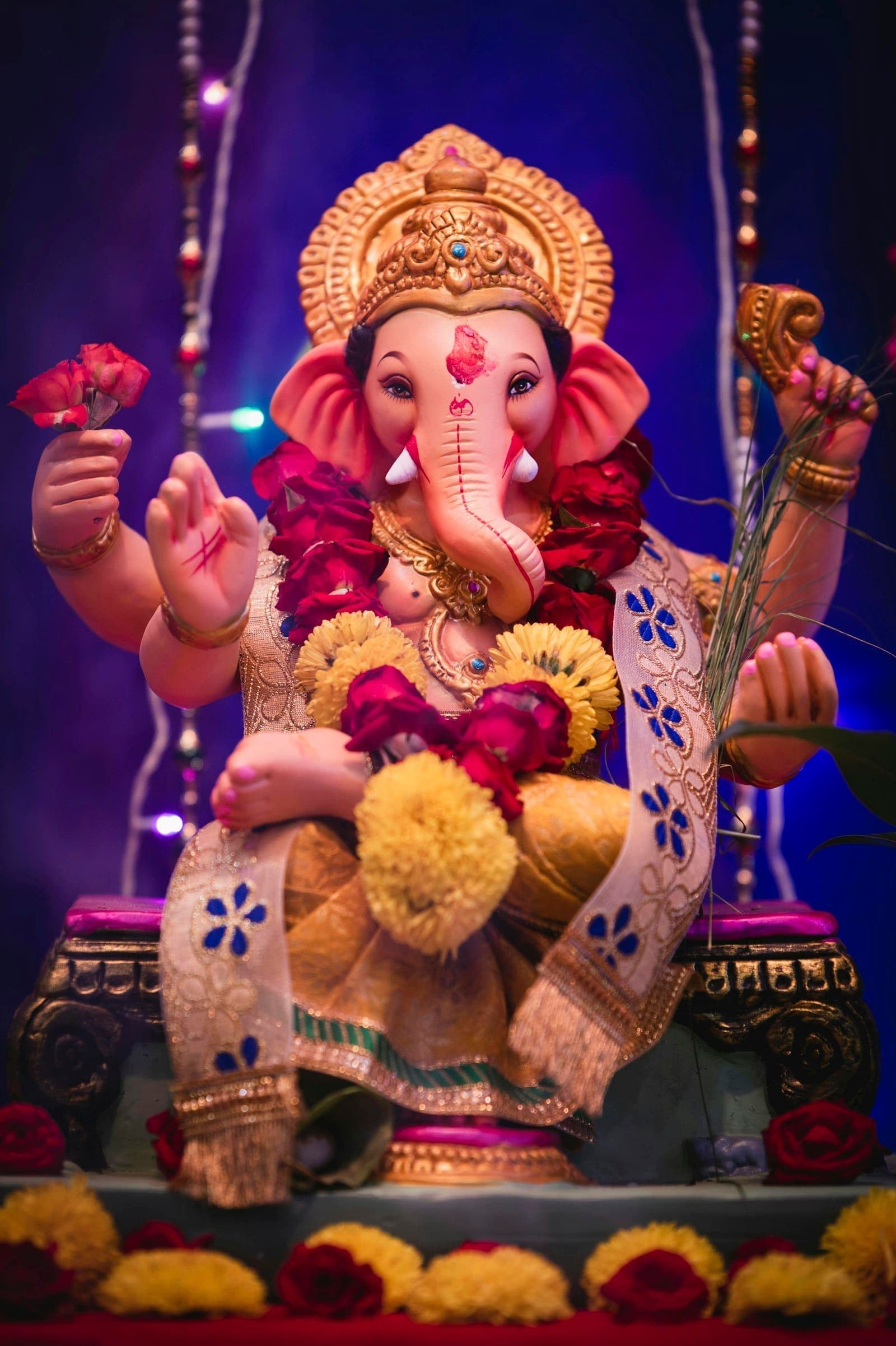 Ganesh puja & mandap decoration